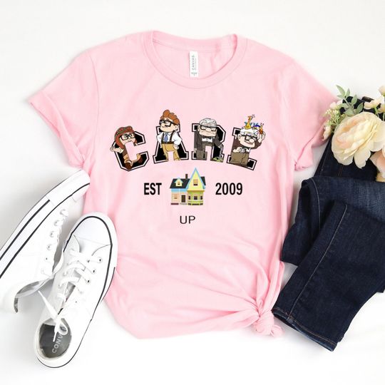 Disney Up Shirt, Disney Pixar Adventure Is Out There Matching, Carl and Ellie Shirt