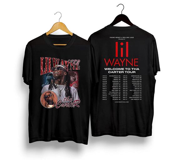 Lil Wayne 2023 Tour  Lil Wayne Rapper Shirt, Welcome To Tha Carter Tour Shirt