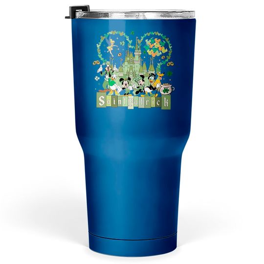Disneyland St Patricks Day Tumblers 30 oz, Mouse and Friends St Pattys Day Tumblers 30 oz, Disney Irish Tumblers 30 oz