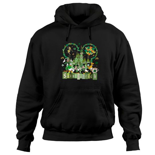 Disneyland St Patricks Day Hoodies, Mouse and Friends St Pattys Day Hoodies, Disney Irish Hoodies