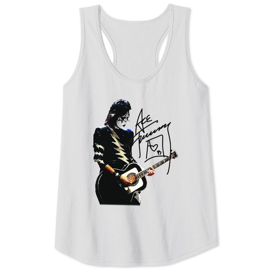 Vintage Ace Frehley KISS Signed Tank Tops