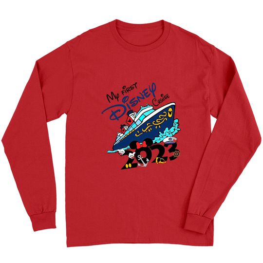 My First Disney Cruise 2023 Long Sleeves, Unisex Disney Cruise Long Sleeves