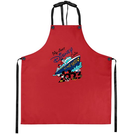 My First Disney Cruise 2023 Aprons, Unisex Disney Cruise Aprons