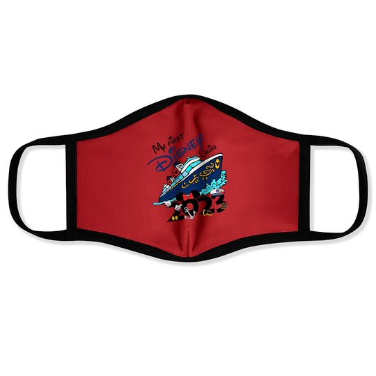 My First Disney Cruise 2023 Face Masks, Unisex Disney Cruise Face Masks