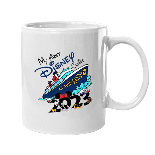 My First Disney Cruise 2023 Mugs, Unisex Disney Cruise Mugs
