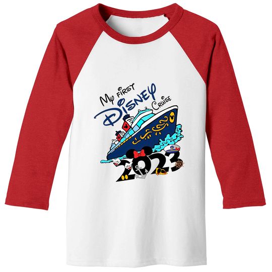 My First Disney Cruise 2023 Baseball Tees, Unisex Disney Cruise Baseball Tees