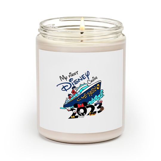 My First Disney Cruise 2023 Scented Candles, Unisex Disney Cruise Scented Candles