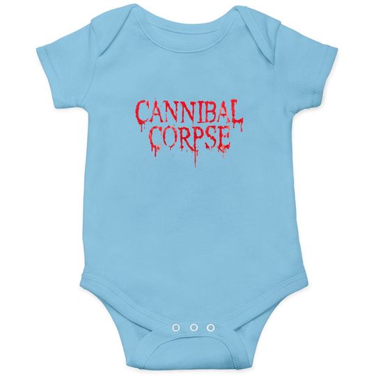 Cannibal Corpse Men's Logo Onesies Black