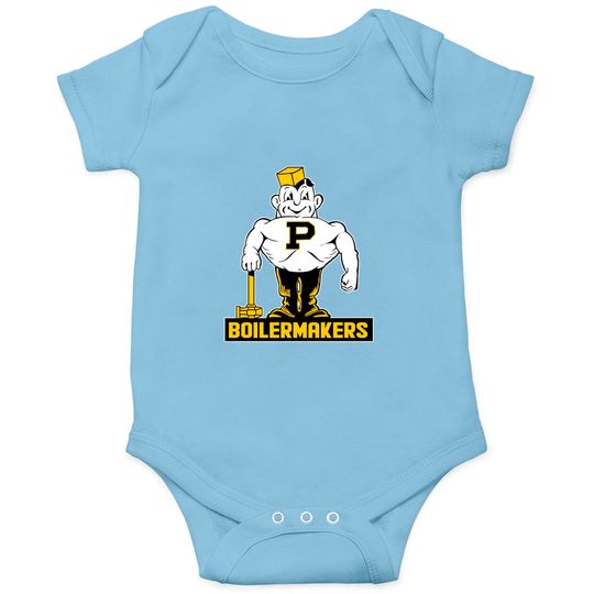 Vintage Boilermaker mascot - Purdue - Onesies
