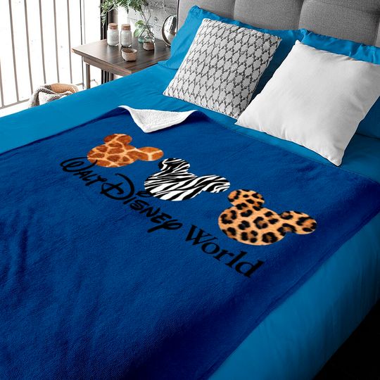 Disney Animal Kingdom 50 Magical Years Disneyworld Baby Blankets, WDW 50th Anniversary Baby Blankets
