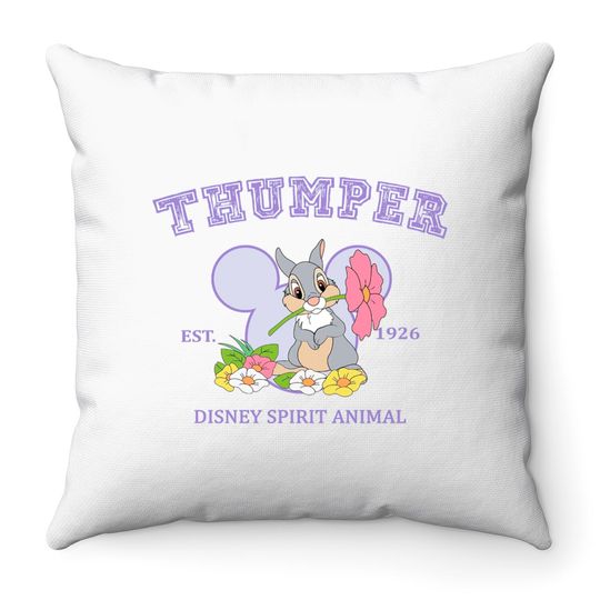 Vintage Disney Thumper Throw Pillows