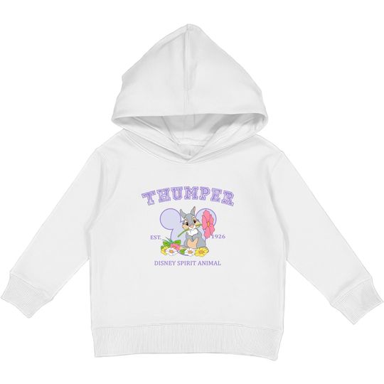 Vintage Disney Thumper Kids Pullover Hoodies
