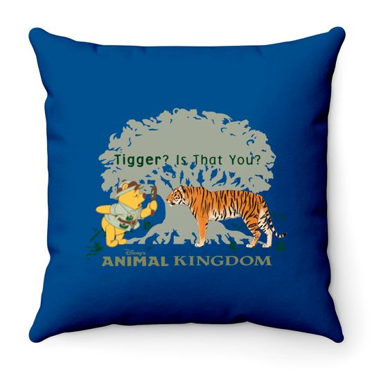 Disney Pooh Tigger is that you Throw Pillows, Vintage Pooh Animal Kingdom Throw Pillows
