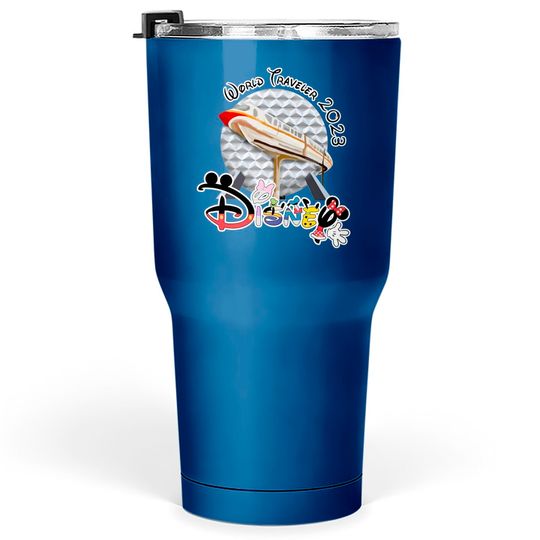 World Traveler 2023 Epcot family Tumblers 30 oz, World Traveler 2023 Disney Epcot Group Tumblers 30 oz