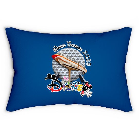 World Traveler 2023 Epcot family Lumbar Pillows, World Traveler 2023 Disney Epcot Group Lumbar Pillows