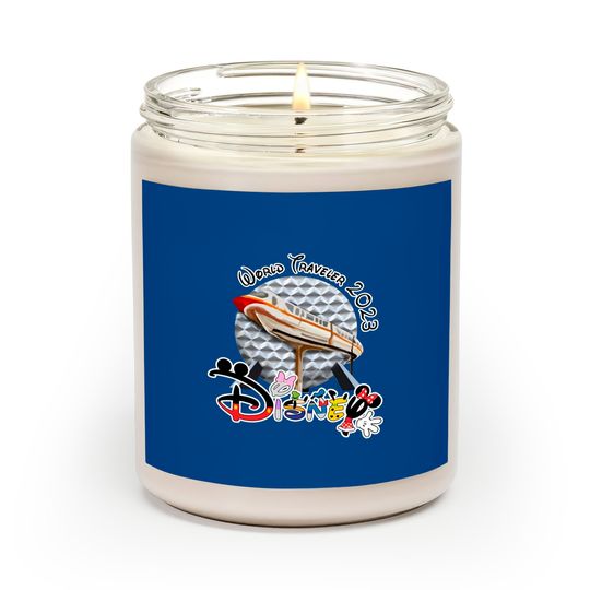 World Traveler 2023 Epcot family Scented Candles, World Traveler 2023 Disney Epcot Group Scented Candles
