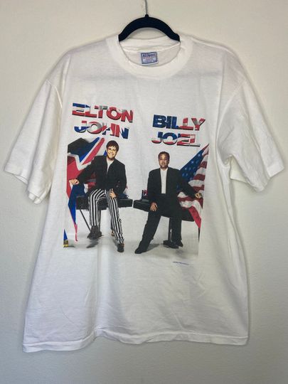 Vintage 1994 Billy Joel and Elton John Tour Concert T-Shirt