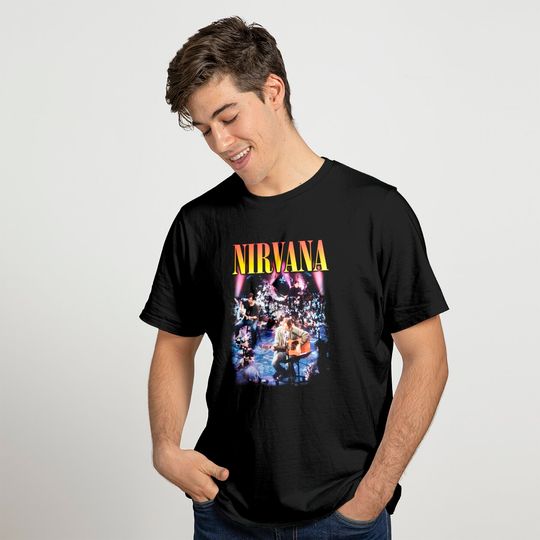 Nirvana Unplugged Tshirt Nirvana Band T-Shirt