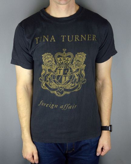 Vintage Tina Turner Foreign Affair 1990 tour t shirt