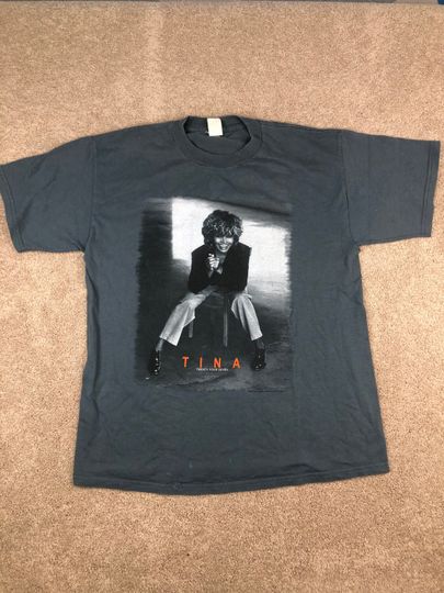 Vintage 2000 Tina Turner Gray T-Shirt