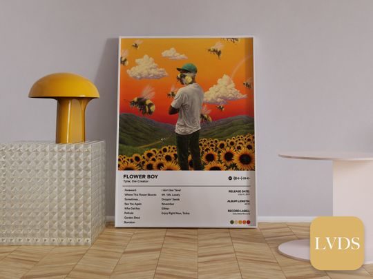 Flower Boy - Tyler The Creator Album Poster