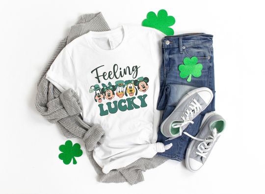 Feeling Lucky Shirt, St Patricks Day Shirt, Happy St Patricks Shirt, St Patricks Sweatshirt, Disney St Patricks Shirt