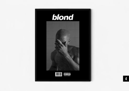 Frank Ocean blond music artist poster