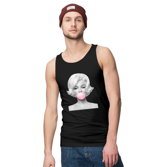 Marilyn Monroe bubblegum Tank Tops