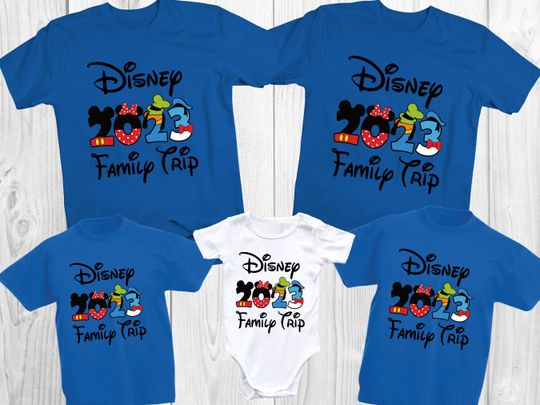Matching Disney Shirts, Disney Trip 2023, Disney Family Vacation,  disney trip group shirts