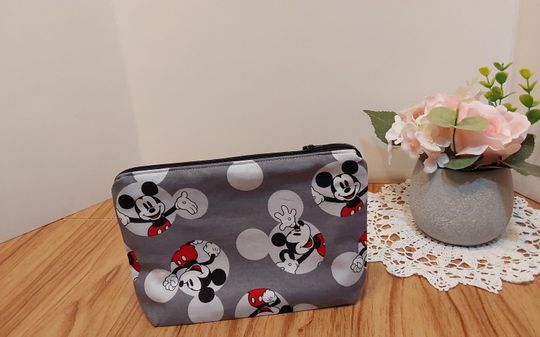 Disney Mickey Makeup bag, cosmetic bag, reusable bag
