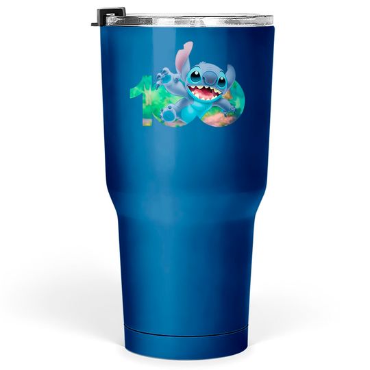 100 Anniversary Stitch D100 Tumblers 30 oz Stitch 100th Disney Anniversary Tumblers 30 oz, Disney 100 Years of Wonder Tumblers 30 oz