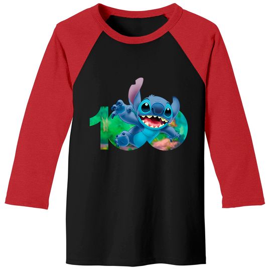 100 Anniversary Stitch D100 Baseball Tees Stitch 100th Disney Anniversary Baseball Tees, Disney 100 Years of Wonder Baseball Tees