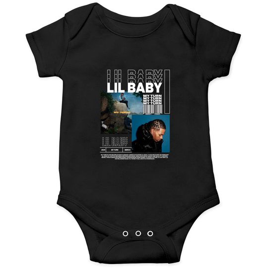Lil Baby Onesies, Lil Baby Rapper Vintage Rap, Lil baby merch, Lil Baby My Turn Graphic Onesies