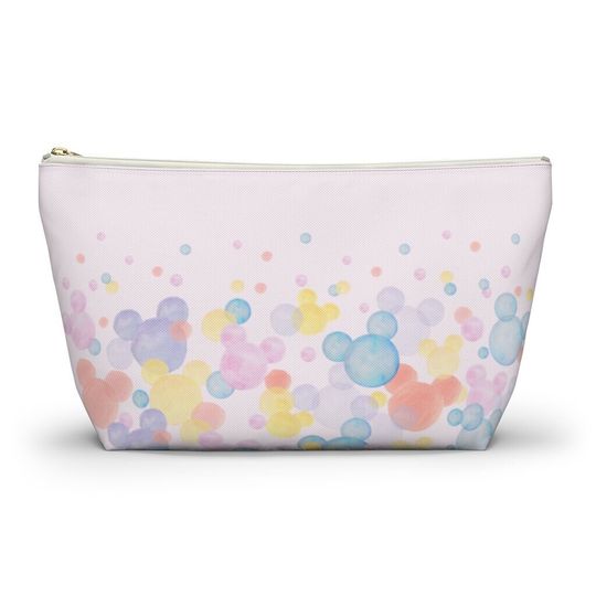 Colorful Mickey Accessory Pouch, Disney Cosmetic Bag, Mickey Bag, Disney Travel Bag