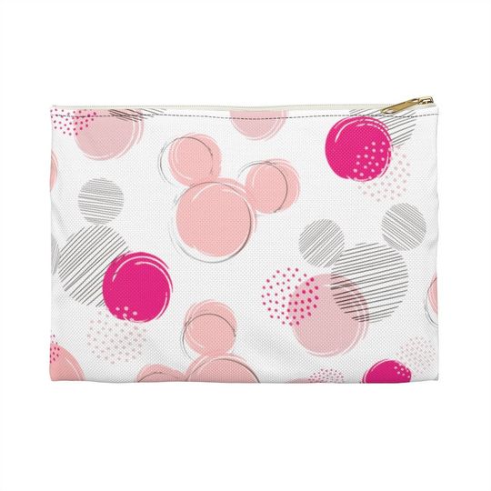 Disney Polka Dots Accessory Pouch, Disney Cosmetic Bag, Mickey Bag, Disney Travel Bag