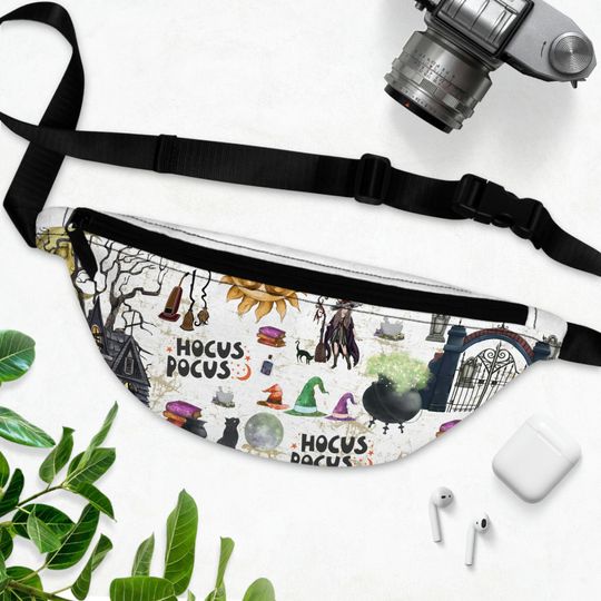 Hocus Pocus Fanny Pack, Sanderson Sisters Park Bag, Travel Disney Bag