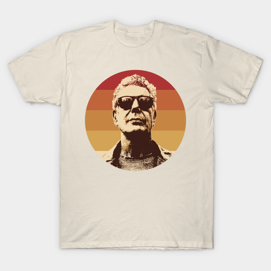 Retro Anthony Bourdain Chef - Anthony Bourdain - T-Shirt