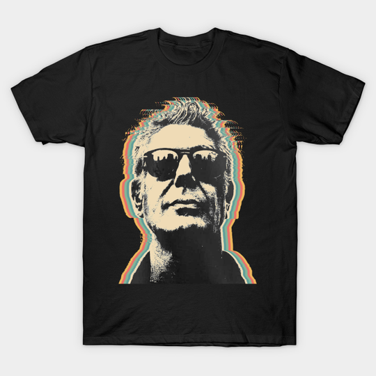 Retro Anthony Bourdain - Anthony Bourdain - T-Shirt