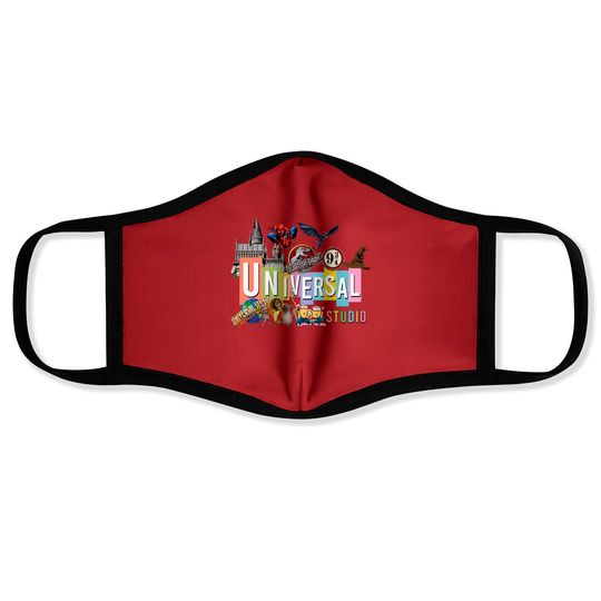 Universal Studios Face Masks, Universal Studios Family Face Masks, Disney Universal Face Masks