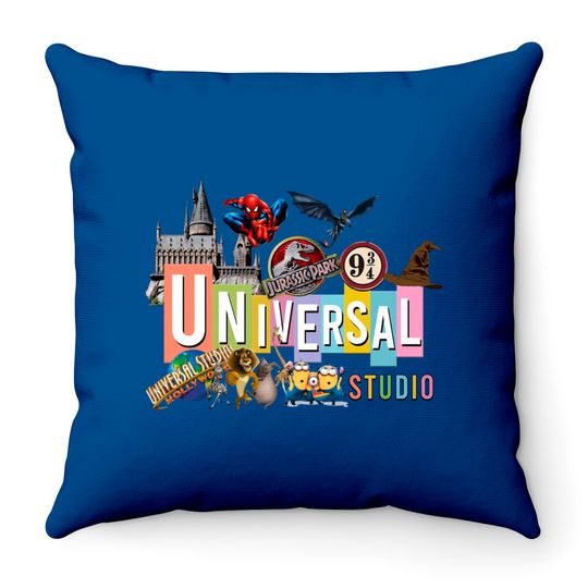 Universal Studios Throw Pillows, Universal Studios Family Throw Pillows, Disney Universal Throw Pillows