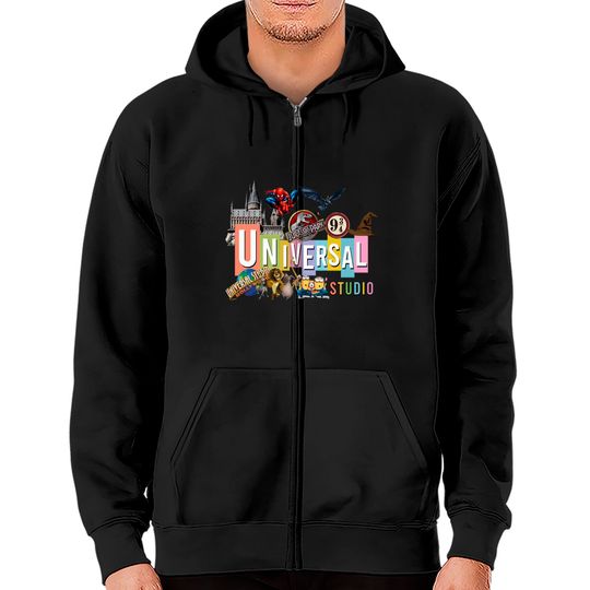 Universal Studios Zip Hoodies, Universal Studios Family Zip Hoodies, Disney Universal Zip Hoodies