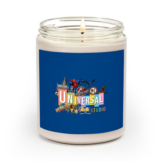 Universal Studios Scented Candles, Universal Studios Family Scented Candles, Disney Universal Scented Candles