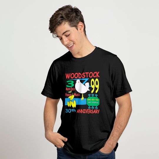 1999 Woodstock 30th Anniversary Concert Shirt, Woodstock T-Shirt