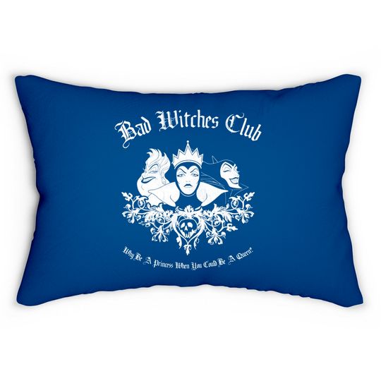 Bad Witches Club Group Lumbar Pillows / Ursula Maleficent Evil Queen / Disney Villains