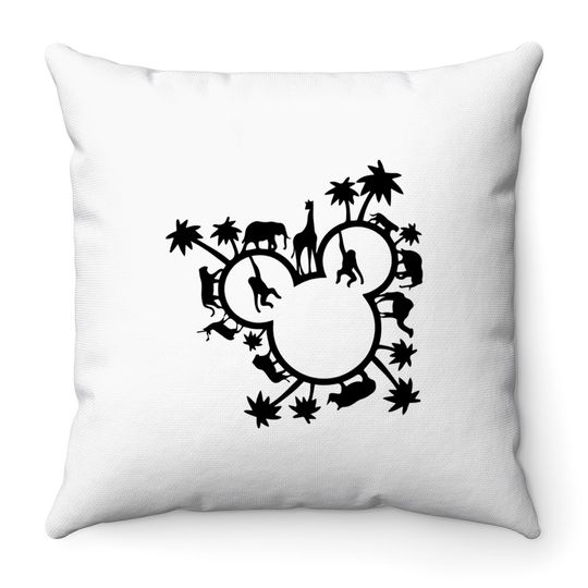 Disneyworld Animal Kingdom Throw Pillows