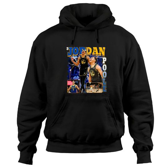 Jordan Poole Vintage 90s Hoodies, Jordan Poole Retro Bootleg Hoodies, Jordan Poole Fan Hoodies