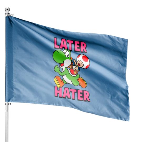Nintendo Super Mario Yoshi Toad Later Hater House Flags House Flags