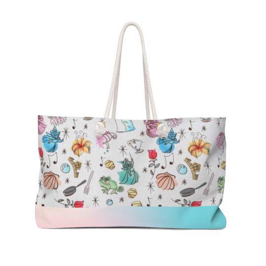 Disney Pastel Icons Weekender Bag, Disney Vacation Bag