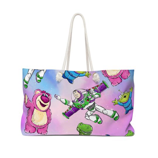 Toy Story Disney, Woody & Buzz Lightyear, Rainbow Disney, Travel bag, Weekender Bag