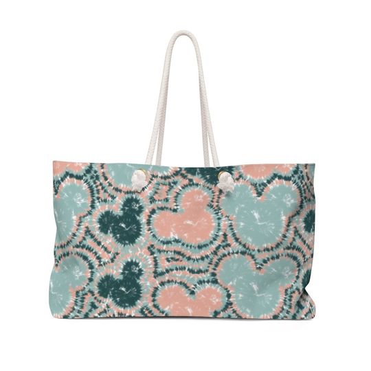 Disney Pale Tye Dye Weekender Bag / Disney Bags / Beach Bag